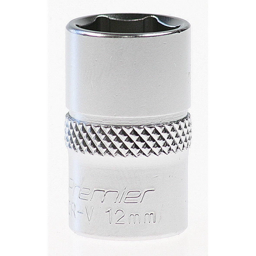 Sealey Socket 3/8"dr 12mm (6pt)