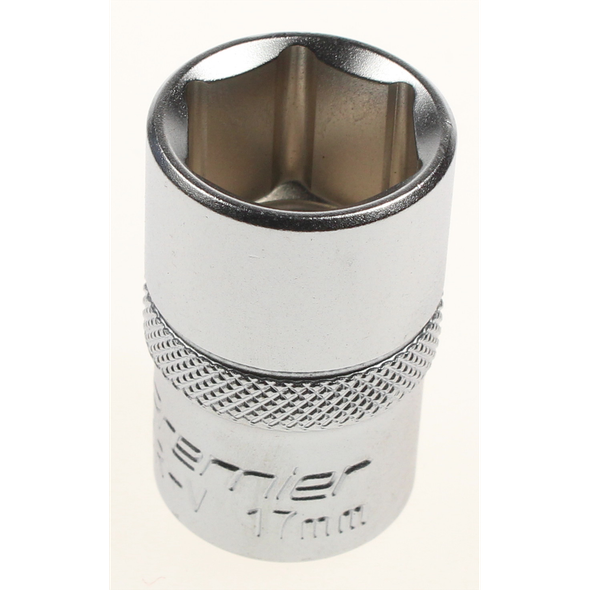Sealey Socket 1/2"dr 17mm (6pt)