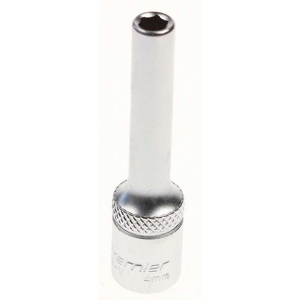 Sealey Socket 1/4"dr 4mm (6pt) 'deep'