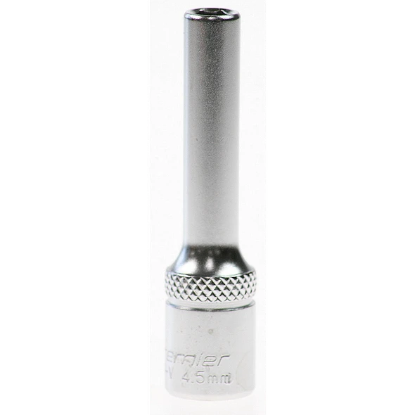 Sealey Socket 1/4"dr 4.5mm (6pt) 'deep'