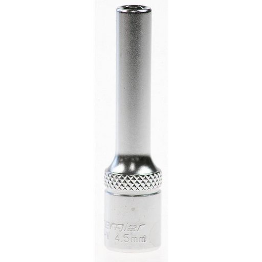Sealey Socket 1/4"dr 4.5mm (6pt) 'deep'