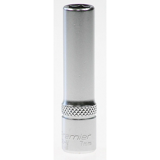 Sealey Socket 1/4"dr 7mm (6pt) 'deep'