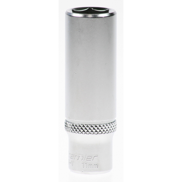 Sealey Socket 1/4"dr 11mm (6pt) 'deep'