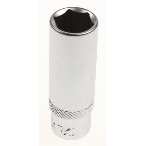 Sealey Socket 1/4"dr 12mm (6pt) 'deep'