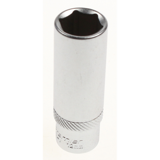 Sealey Socket 1/4"dr 12mm (6pt) 'deep'