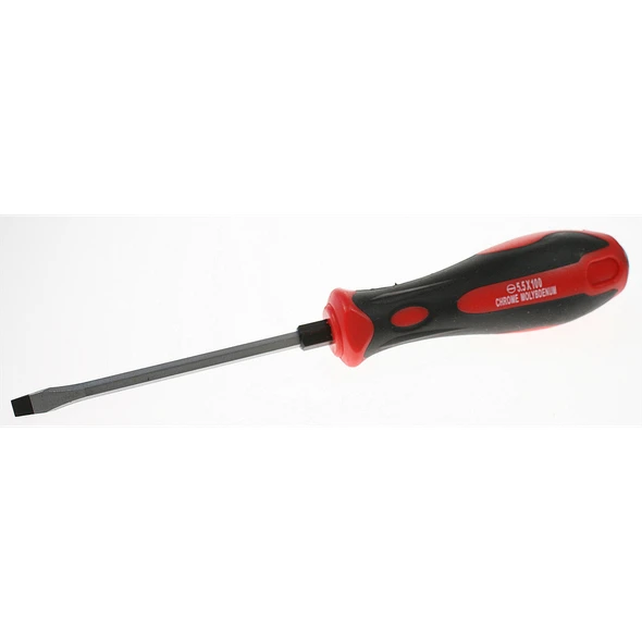 Sealey Slotted screwdriver 5.5x100mm 'hammer-thru'