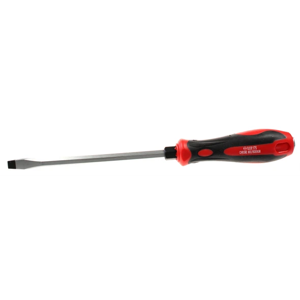 Sealey Slotted screwdriver 8x175mm 'hammer-thru'