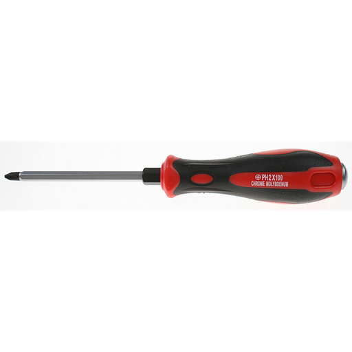 Sealey Phillips screwdriver 2x100mm 'hammer-thru'