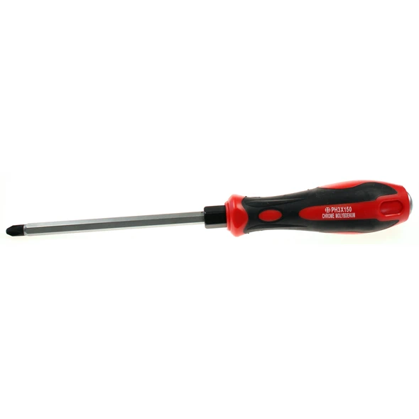 Sealey Phillips screwdriver 3x150mm 'hammer-thru'