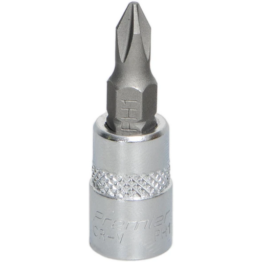 Sealey 1/4"Dr Phillips Socket Bit PH1 (37mmL)