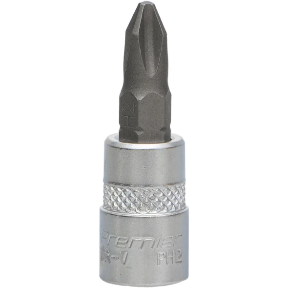 Sealey 1/4"Dr Phillips Socket Bit PH2 (37mmL)