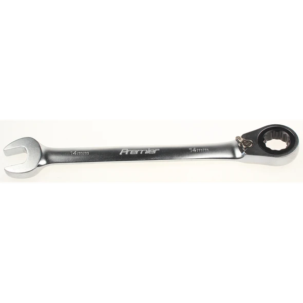 Sealey Ratchet comb. spanner 14mm 'specialised'