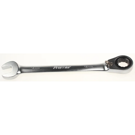 Sealey Ratchet comb. spanner 14mm 'specialised'