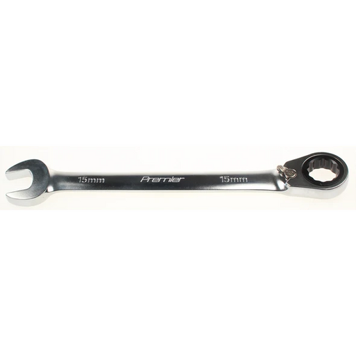 Sealey Ratchet comb. spanner 15mm 'specialised'