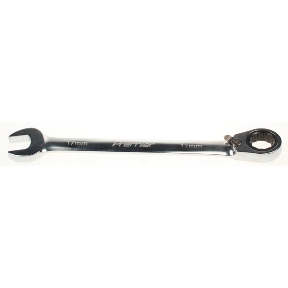 Sealey Ratchet comb. spanner 17mm 'specialised'
