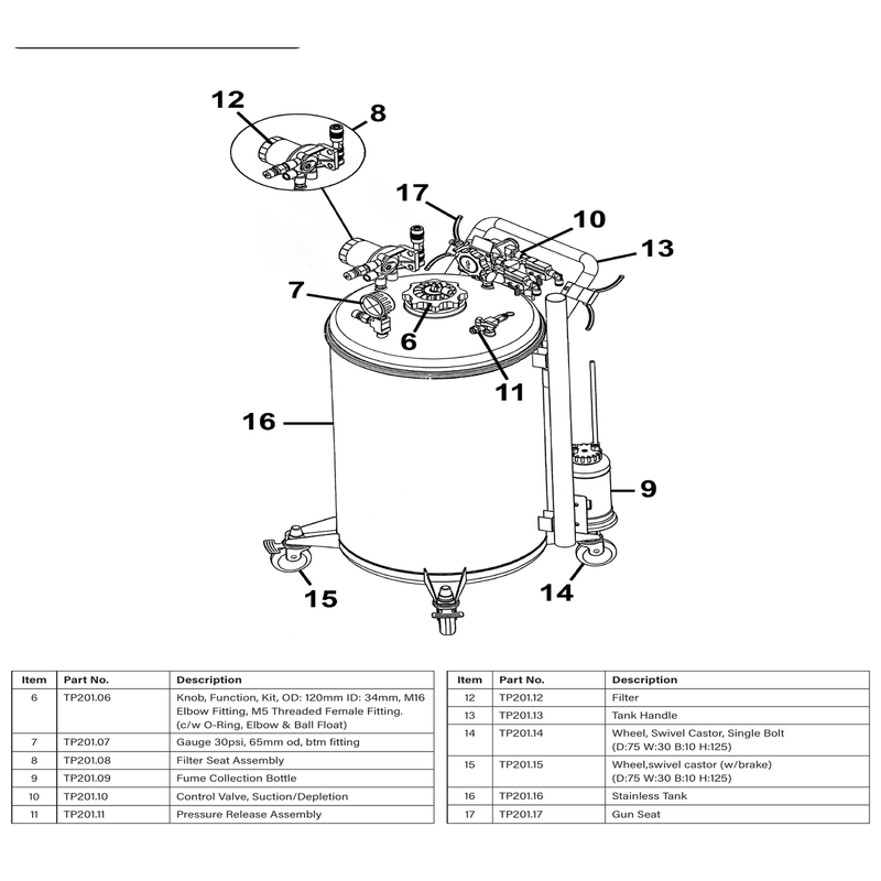 Sealey Suction/depletion control valve