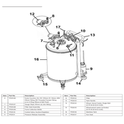 Sealey Oil suction tube 3/8" (small dia.)