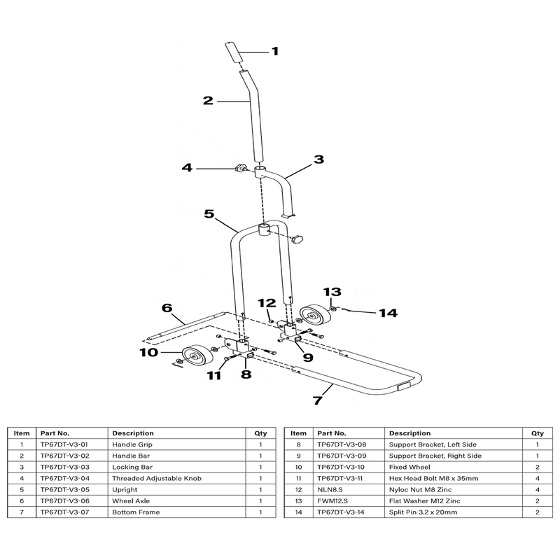 Sealey Locking Bar