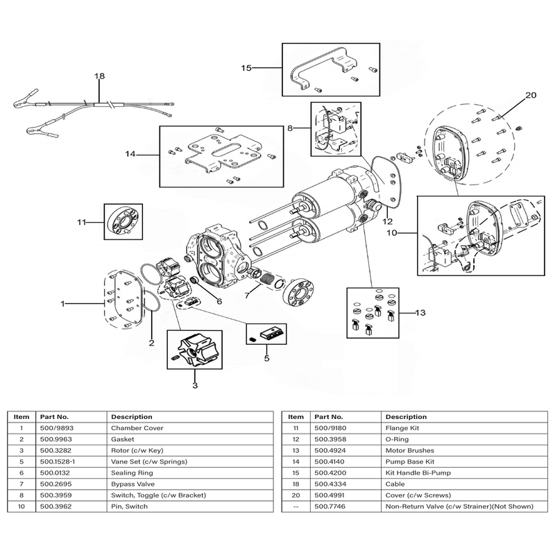 Sealey Switch c/w bracket)