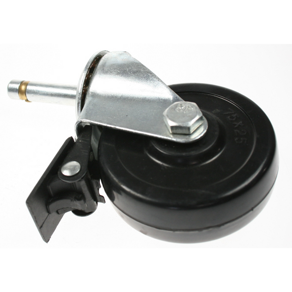 Sealey Wheel,castor (w/brake)(75x8x25x94)