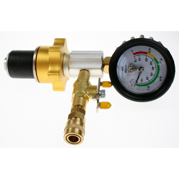 Sealey Cooling system adaptor (c/w gauge)