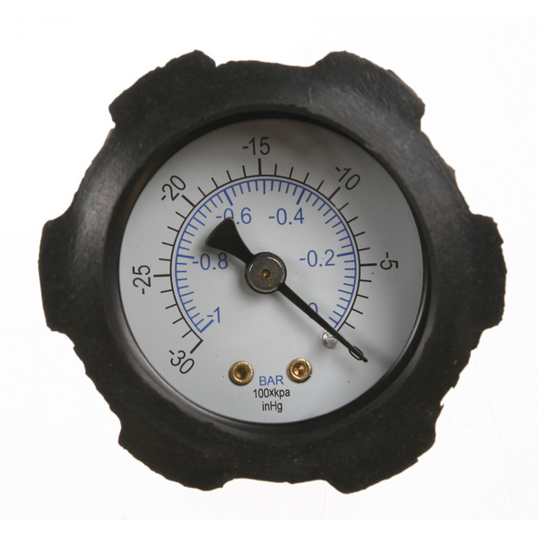 Sealey Gauge 0 to -1 bar, 40mm od, rear fitting