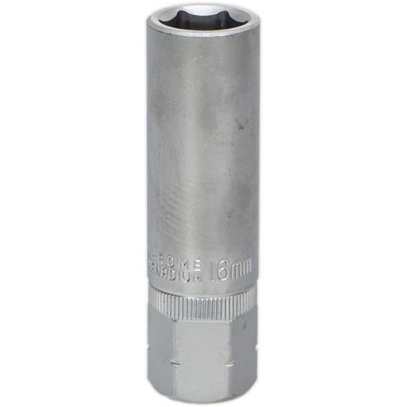 Sealey Go-Through Deep Socket 16mm