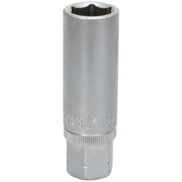 Sealey Go-Through Deep Socket 18mm