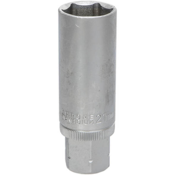Sealey Go-Through Deep Socket 21mm