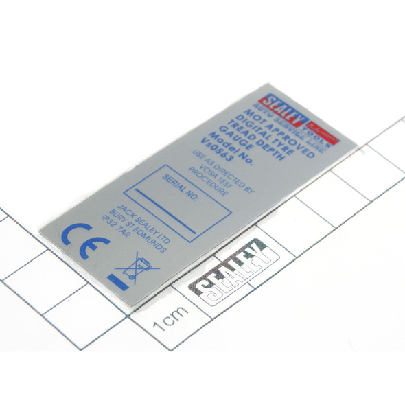 Sealey Rear sticker