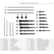 Sealey Threaded Rod M4x0.7