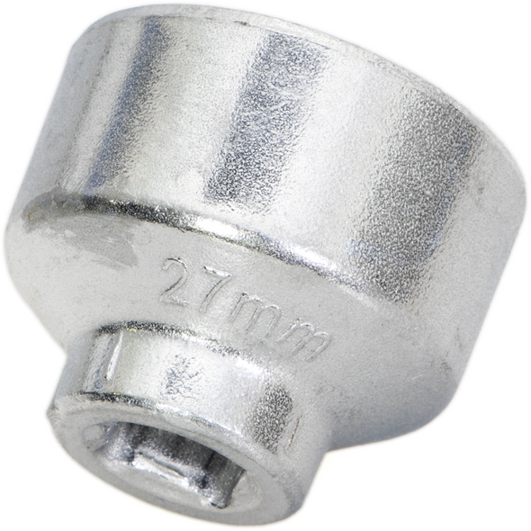 Sealey Oil filter cap wrench 27mm/6f (chrome)