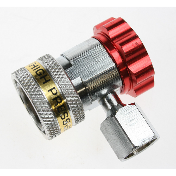 Sealey High pressure coupler+valve (red)