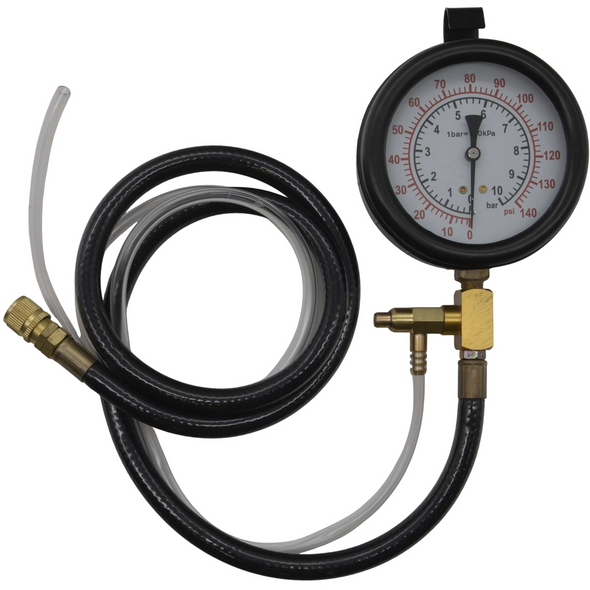 Sealey Gauge 3-1/2” c/w Hose Adaptor Assembly 140Psi