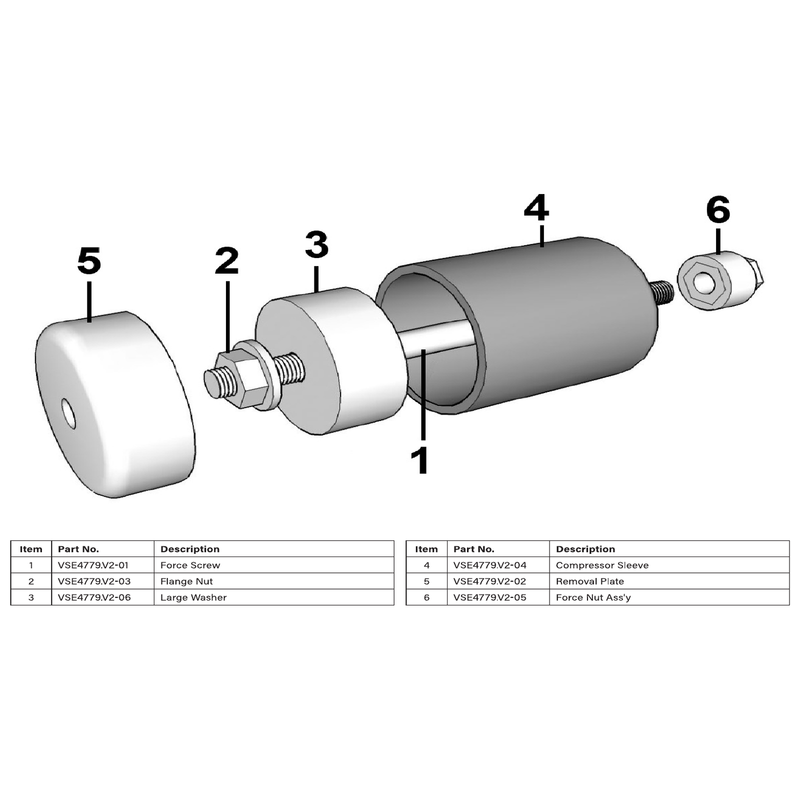 Sealey Removal plate