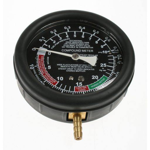 Sealey Gauge 70kg/cm2, btm fitt, 100mm od.