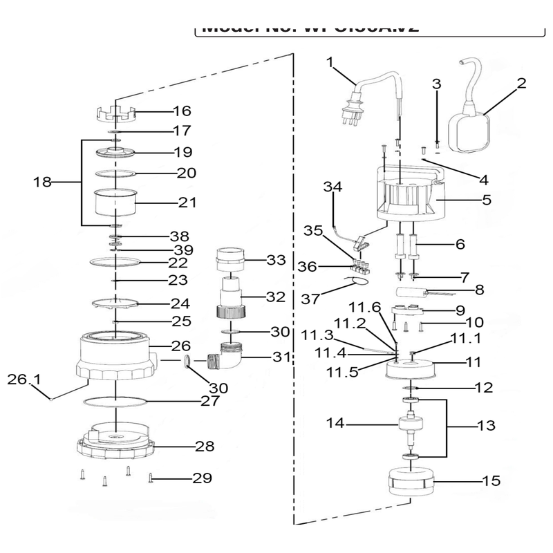 Sealey Main pump casing