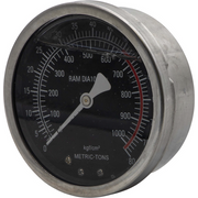 Sealey Pressure Gauge 1000Kgf/Cm2 80 Tonnes (110mm Od)