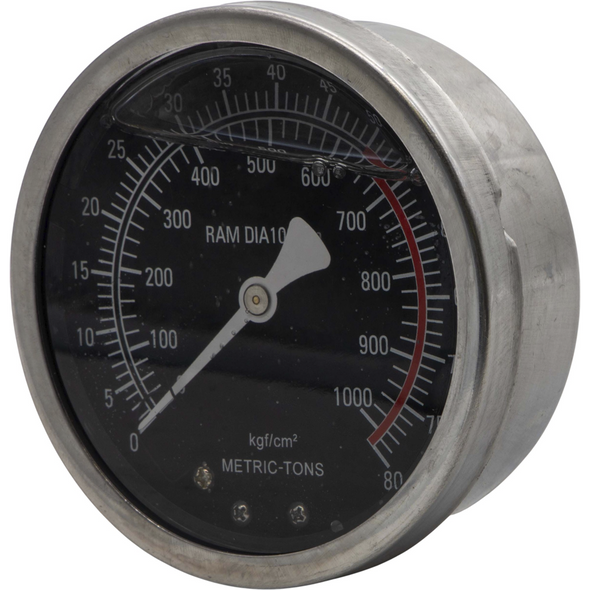 Sealey Pressure Gauge 1000Kgf/Cm2 80 Tonnes (110mm Od)