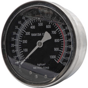 Sealey Gauge 1000Kgf/Cm2 120Tonnes 110mm Od Rear Fitting