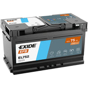 Exide Battery 12V 75Ah 730A EL752