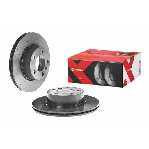 Brembo Xtra 2 x Perforated/Vented Front Brake Discs 09.C114.1X