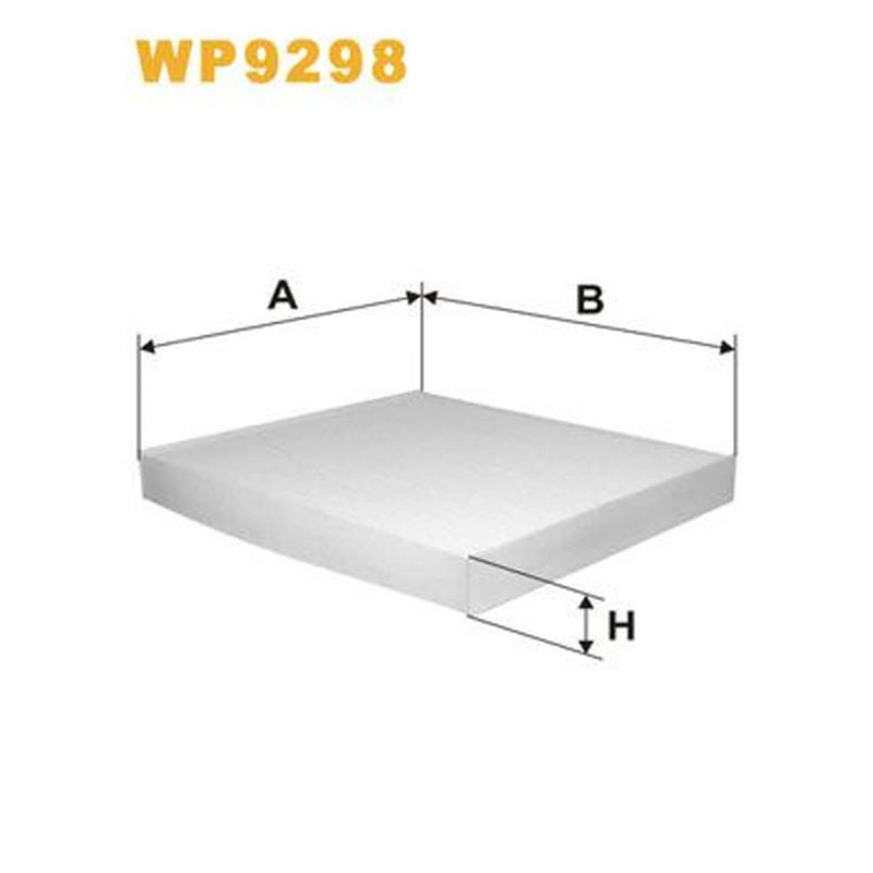 WIX Cabin Air Filter (Pollen Filter) WP9298