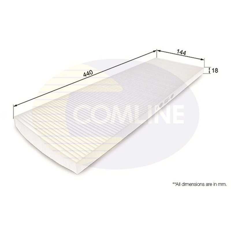 Comline Cabin Air Filter (Pollen Filter) EKF167