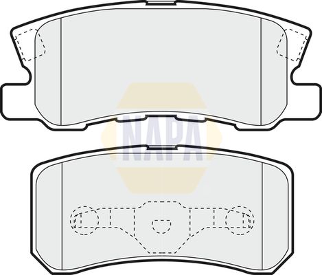 NAPA Front Vented & Rear Vented Brake Discs & Pads