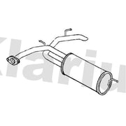 Klarius Box With Tail Pipe Rear HA420G