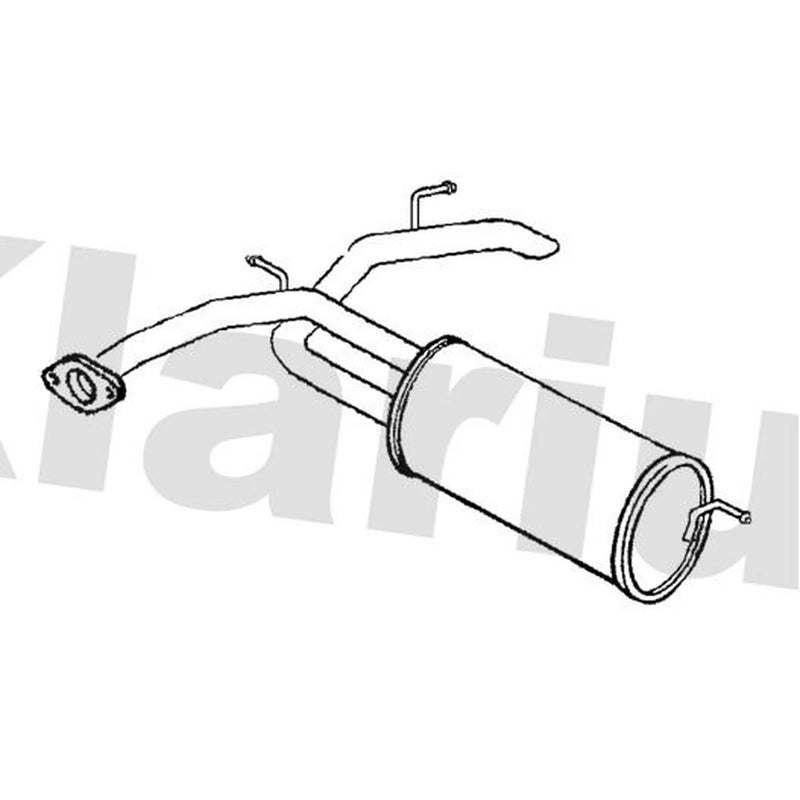 Klarius Box With Tail Pipe Rear HA420G