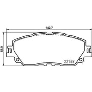 Mintex Front Brake Pad Set MDB4050