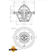 NRF Thermostat,Coolant 725064