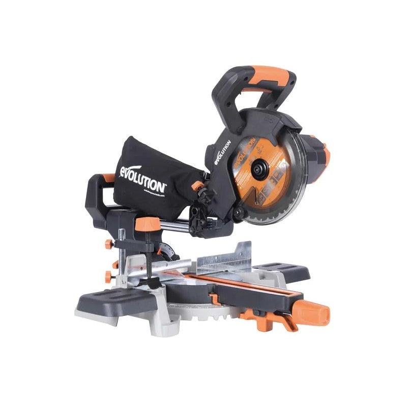 Evolution R185SMS-Li EXT Sliding Mitre Saw 18V Bare Unit - 064-0001